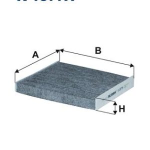 FI K1377A Kabinový filtr s aktivním uhlím FILTRON 367964 FI K1377A Kabinový filtr s aktivním uhlím FILTRON 367964