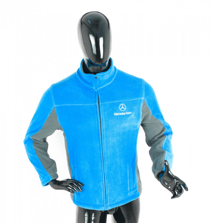 Bunda/mikina fleece MERCEDES-BENZ modrá 3XL 743125