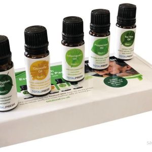 Sada esenciálních olejů pro odpařovací chladiče Totalcool Fresh 5×10 ml (Citronela, Tea Tree, Citron, Eukalyptus, Máta) 305569