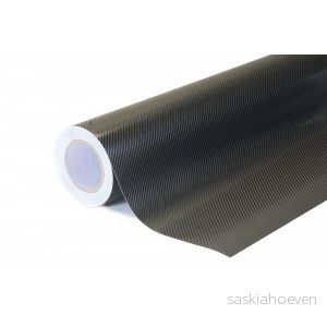 Vzorek - Exkluzivní 4D Karbonová černá polepová fólie 10x20cm - interiér/exteriér 4D01-vz