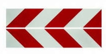 Samolepka reflexní červeno bílé šrafování, značení kontejnerů (705×141 mm) sada 2 ks, reflexní třída 2 708186 Samolepka reflexní červeno bílé šrafování, značení kontejnerů (705×141 mm) sada 2 ks, reflexní třída 2 708186