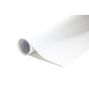 Vzorek - metalická čirá bílá polepová fólie 10x20cm - interiér/exteriér LMF02-vz