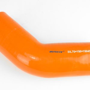 Koleno silikonové, průměr 70 mm, ohyb 45°, délka 150×150 mm 712221 Koleno silikonové, průměr 70 mm, ohyb 45°, délka 150×150 mm 712221