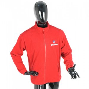 Bunda/mikina fleece SCANIA červená 2XL 712341