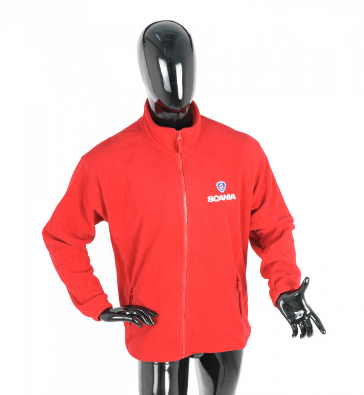 Bunda/mikina fleece SCANIA červená 2XL 712341
