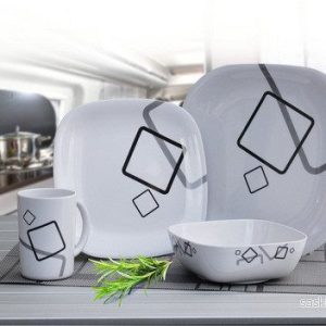 Melaminová sada nádobí Cuneo pro 4 osoby CAMP4, 16 dílů 300046 Melaminová sada nádobí Cuneo pro 4 osoby CAMP4, 16 dílů 300046