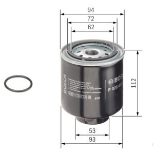 BO F026402223 Palivový filtr BOSCH BO F026402223 Palivový filtr BOSCH