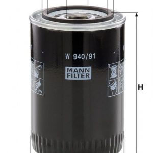 Olejový filtr MANN MF W940/91 Olejový filtr MANN MF W940/91