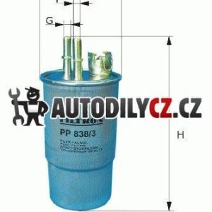FI PP966 filtr palivový FILTRON FI PP966 filtr palivový FILTRON