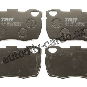 Sada brzdových destiček TRW GDB395 – LANDROVER 110 86-90 Sada brzdových destiček TRW GDB395 – LANDROVER 110 86-90