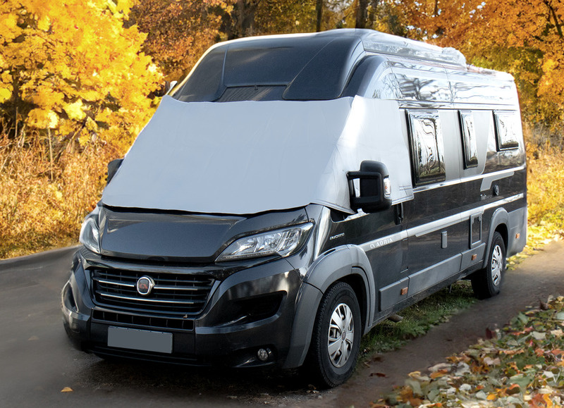 Rohož termální vnější X-Trem pro Ford Transit (1986–1999, kapota a dveře, 1dílná, šedá) 304940