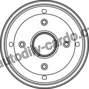 Brzdový buben TRW DB4124 – PEUGEOT 205 Brzdový buben TRW DB4124 – PEUGEOT 205