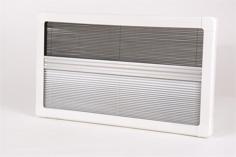 Roleta zatemňovací a síť proti hmyzu Carbest RW Motion, bílý hliníkový rám, rozměr 500 × 450 mm 304379