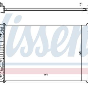 Chladič motoru NISSENS 630729 Chladič motoru NISSENS 630729