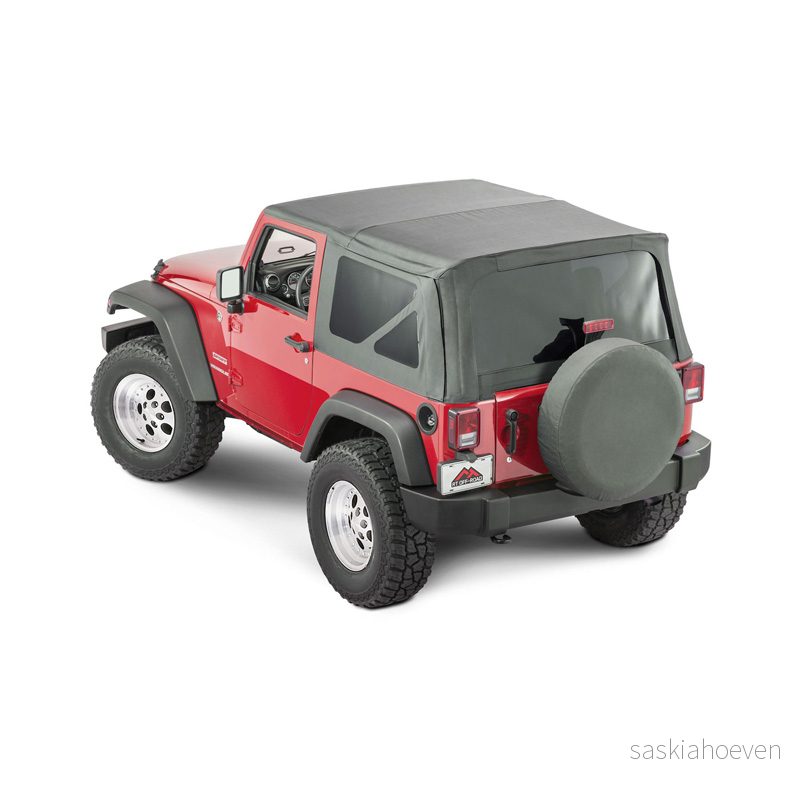 Soft Top, Black Diamond, 2 Doors 228465