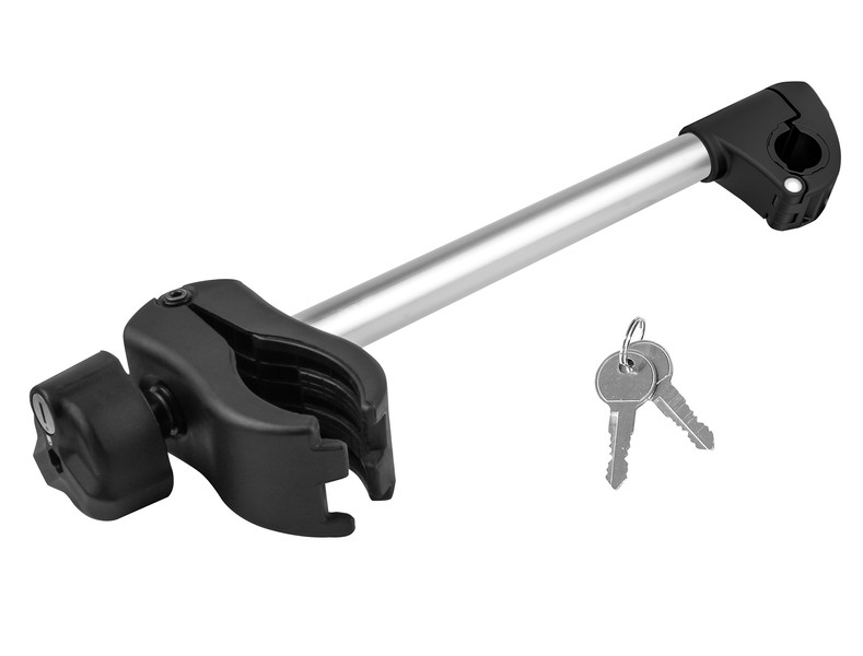 Držák rámu jízdního kola dlouhý Eufab délka 31 cm pro trubky nosiče průměr 25 a 30 mm pro rámy kol 3–6 cm pro nosiče kol na karavany a tažná zařízení 316596