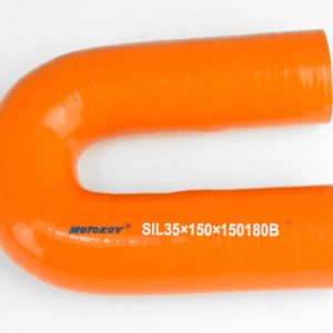 Koleno silikonové, průměr 35 mm, ohyb 180°, délka 150×150 mm 720789