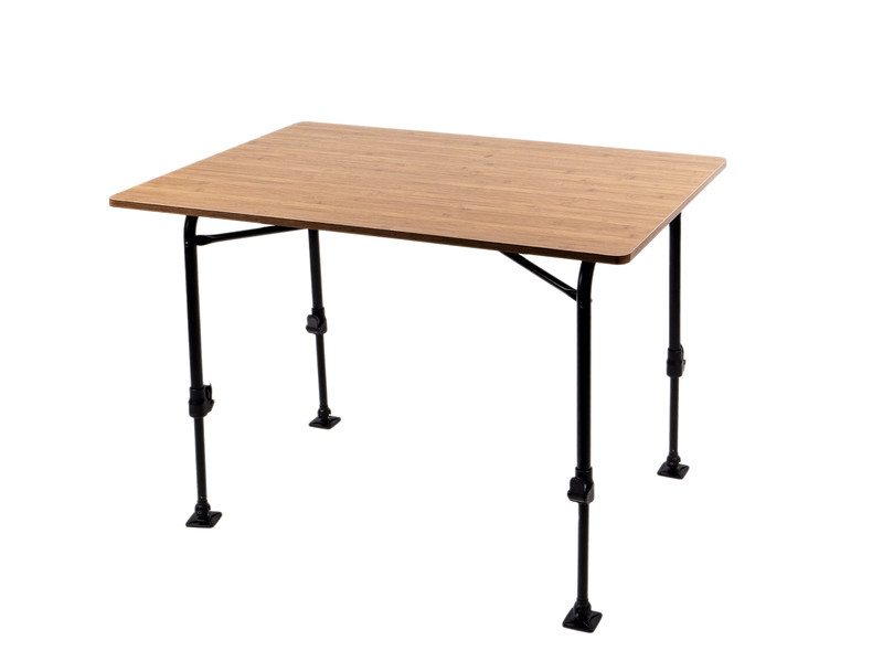 Lehký kempingový stůl Camp4 TJÖRN 100 (100 × 68 cm) – bambusový dekor 302137