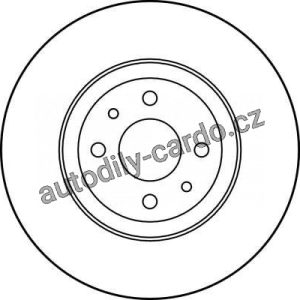 Brzdový kotouč TRW DF1757 – FIAT MULTIPLA Brzdový kotouč TRW DF1757 – FIAT MULTIPLA