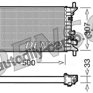 Chladič motoru DENSO (DE DRM10024) Chladič motoru DENSO (DE DRM10024)
