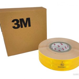 Páska reflexní samolepící žlutá, šířka 5cm, metráž 728547 Páska reflexní samolepící žlutá, šířka 5cm, metráž 728547
