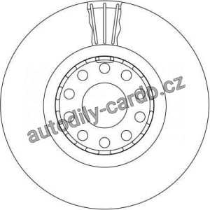 Brzdový kotouč TRW DF4125S – AUDI A8 Brzdový kotouč TRW DF4125S – AUDI A8