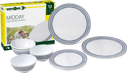 Sada jídelní melaminová polední – brunner 300450
