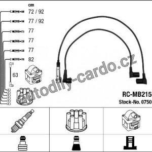 Sada kabelů pro zapalování NGK RC-MB215 Sada kabelů pro zapalování NGK RC-MB215