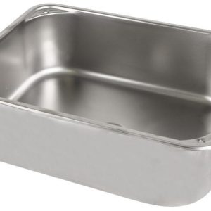Dřez nerezový kompaktní typ E pro vestavbu, rozměry 375 × 300 × 120 mm, hmotnost 1,2 kg 309436