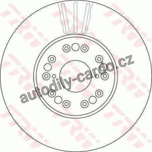 Brzdový kotouč TRW DF4182S – LEXUS GS300 93- Brzdový kotouč TRW DF4182S – LEXUS GS300 93-