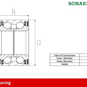 Sada ložisek kol FAG 713626740 – KIA Sada ložisek kol FAG 713626740 – KIA
