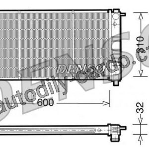 Chladič motoru DENSO (DE DRM26002) Chladič motoru DENSO (DE DRM26002)