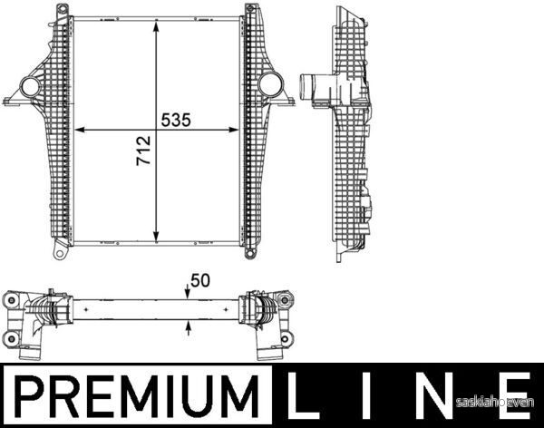 MH CI 147 000P Chladič turba MAHLE