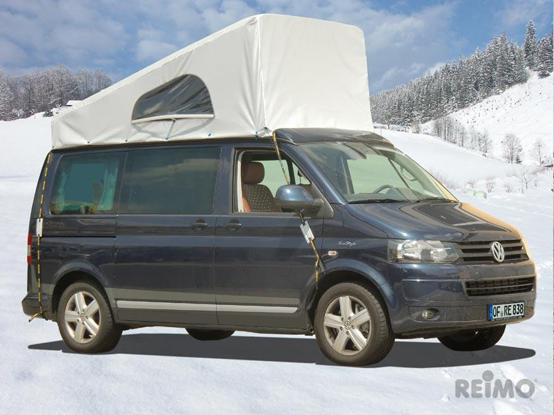 Ochranný zateplovací plášť (Climacover) pro zvedací střechu REIMO Easyfit, VW T5 / T6, dlouhý rozvor, přední výsuv 304933