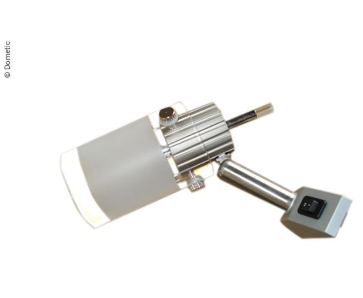Bodové LED světlo do lišty Dometic LMC 12 V 2 W 100 lm 2500 K teplá bílá pravé sklo stříbrné pro lištový systém 83423 303136