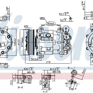 Kompresor klimatizace NISSENS 89404