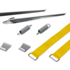 Pásy bouřkové upínací pro markýzy Fiamma Tie Down S délka 3 m žluté sada 2 ks 313782
