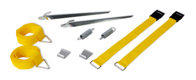 Pásy bouřkové upínací pro markýzy Fiamma Tie Down S délka 3 m žluté sada 2 ks 313782