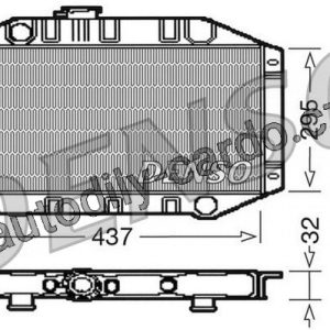 Chladič motoru DENSO (DE DRM10011) Chladič motoru DENSO (DE DRM10011)