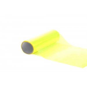 Fluorescenční žlutá fólie na světla 30x100cm HLF09-010