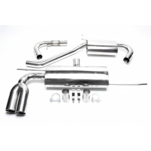 Homologovaný nerezový sportovní výfuk 2x76mm VW Golf 5 Plus (1KP) - 1,6 / 2,0 / 1,9 TDI / 2,0 TDI EVOG5AE276-1