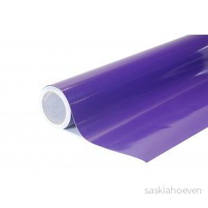 Lesklá fialová polepová fólie 152x400cm - interiér/exteriér GF11-040