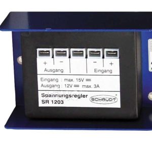 Měnič napětí / stabilizátor 12V DC SR 1203 (max. proud 3 A, přepěťová ochrana pro citlivé spotřebiče) 303288 Měnič napětí / stabilizátor 12V DC SR 1203 (max. proud 3 A, přepěťová ochrana pro citlivé spotřebiče) 303288
