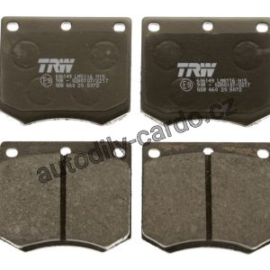 Sada brzdových destiček TRW GDB660 – FORD GRANADA Sada brzdových destiček TRW GDB660 – FORD GRANADA