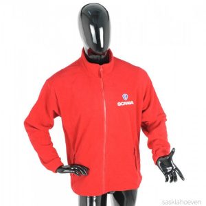 Bunda/mikina fleece SCANIA červená M 743131