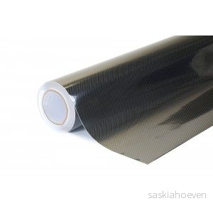Lesklá 5D Karbonová černá polepová fólie 152x700cm - interiér/exteriér 5D3CF1-070