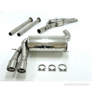 Nerezový výfuk 2x80mm Audi A3 Sportback (8P) 02AU039-5