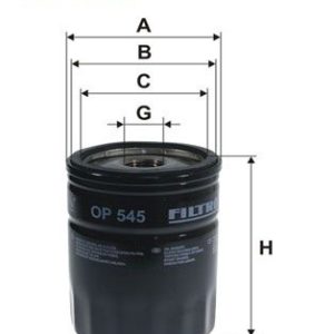 FI OP545 Filtr olejový FILTRON FI OP545 Filtr olejový FILTRON