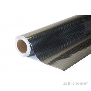 Lesklá 5D Karbonová černá polepová fólie 152x300cm - interiér/exteriér 5D4CF1-030