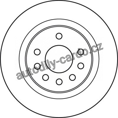 Brzdový kotouč TRW DF4938 – OPEL Brzdový kotouč TRW DF4938 – OPEL